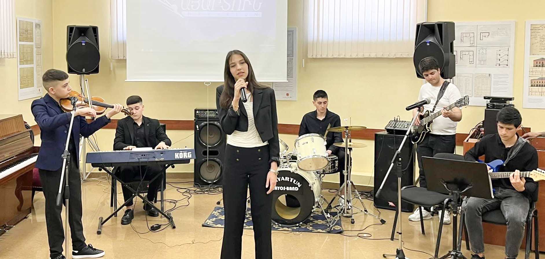 "Small Step" international music festival presentation and concert of "Hayos Band" vocal and instrumental ensemble of Armenian Diocese in Georgia